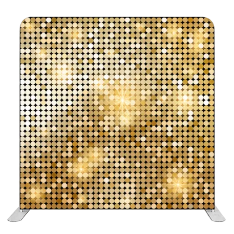 Gold sequin pattern backdrop design